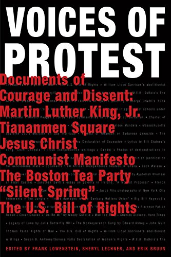 Beispielbild fr Voices of Protest! : Documents of Courage and Dissent zum Verkauf von Better World Books