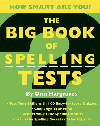 Beispielbild fr Big Book of Spelling Tests zum Verkauf von Better World Books