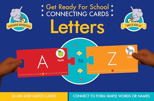 9781579128999: Get Ready for School Connecting Cards: Letters
