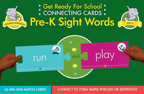 Get Ready for School Connecting Cards: Pre-K Sight Words (9781579129002) by Stella, Heather