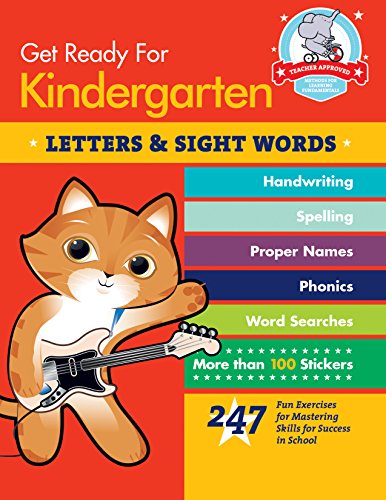 Beispielbild fr Get Ready for Kindergarten: Letters & Sight Words: 247 Fun Exercises for Mastering Skills for Success in School zum Verkauf von medimops