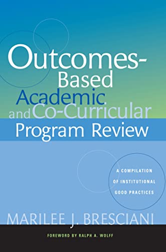 Stock image for Outcomes-Based Academic and Co-Curricular Program Review [OP]: A Compilation of Institutional Good Practices for sale by Books of the Smoky Mountains