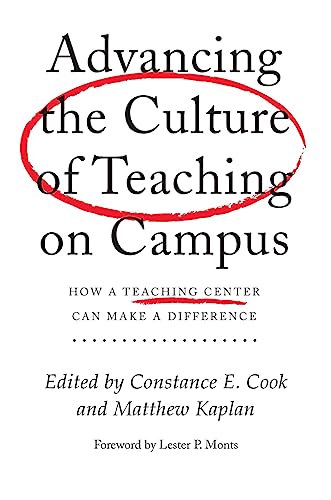 Beispielbild fr Advancing the Culture of Teaching on Campus zum Verkauf von Blackwell's