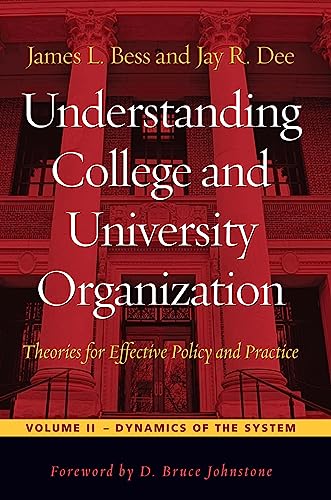 Imagen de archivo de Understanding College and University Organization a la venta por Blackwell's