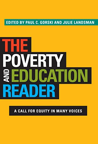 Stock image for The Poverty and Education Reader for sale by HPB-Emerald