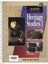 Beispielbild fr Heritage Studies 1: The New World: At Home in Early America Home Teacher's Edition zum Verkauf von OddReads