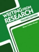 Stock image for Writing from research for Christian schools: Teacher's edition (Educator's bookshelf) for sale by Solomon's Mine Books