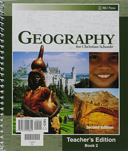 Imagen de archivo de Geography for Christian Schools - Teacher's Edition (Books 1 and 2) a la venta por Half Price Books Inc.