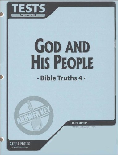 9781579242954: Bible Truths Tests Answer Key Grade 4 3rd Edition