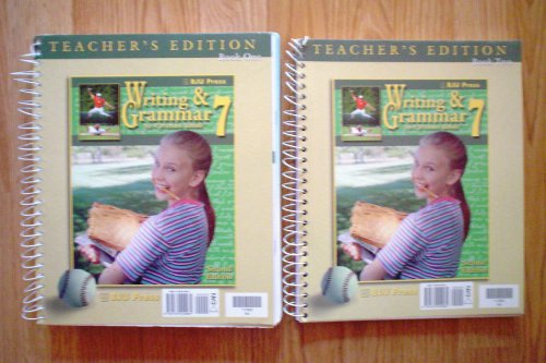 Stock image for Writing & Grammar for Christian Schools 7: Teacher's Edition for sale by Top Notch Books