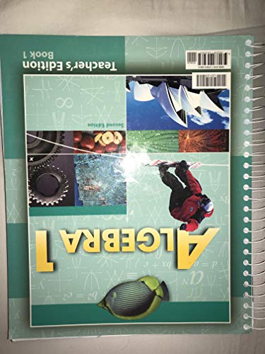 Imagen de archivo de Algebra 1 Teacher's Edition 2nd Edition a la venta por Ergodebooks