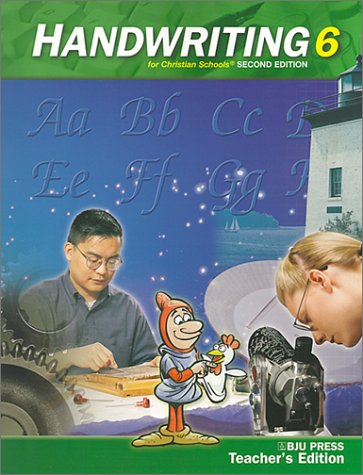 Imagen de archivo de Handwriting 6 for Christian Schools (Handwriting for Christian Schools) a la venta por Better World Books