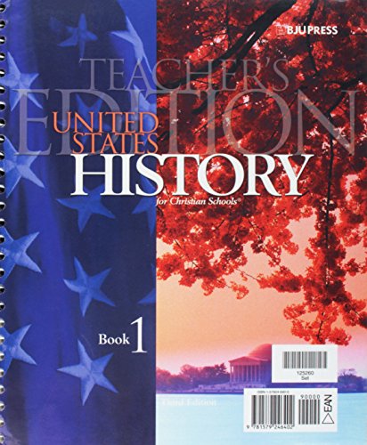 Imagen de archivo de United States History for Christian Schools a la venta por Books of the Smoky Mountains