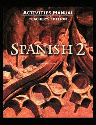 

Spanish 2 Activity Manual Teacher's Edition 2nd Edition