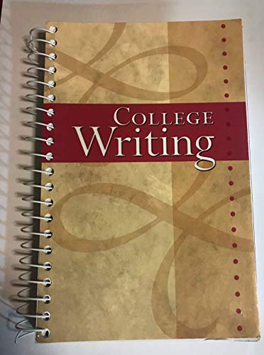 9781579248109: Title: College writing