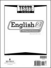 Beispielbild fr BJU Press Tests For Use With English 2 Writing And Grammar, Second Edition (2003 Copyright) zum Verkauf von ~Bookworksonline~