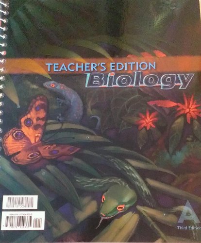 Teacher's Edition Biology (Book A & B) - Thomas E. Porch