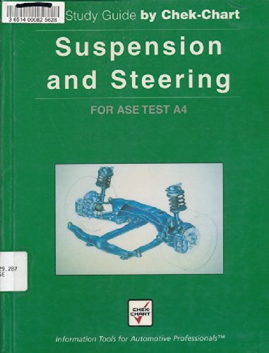 Beispielbild fr Suspension and Steering: For Ase Test A4 zum Verkauf von ThriftBooks-Atlanta