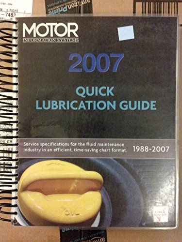 Beispielbild fr Motors 2007 Quick Lubracation Guide zum Verkauf von HPB-Red