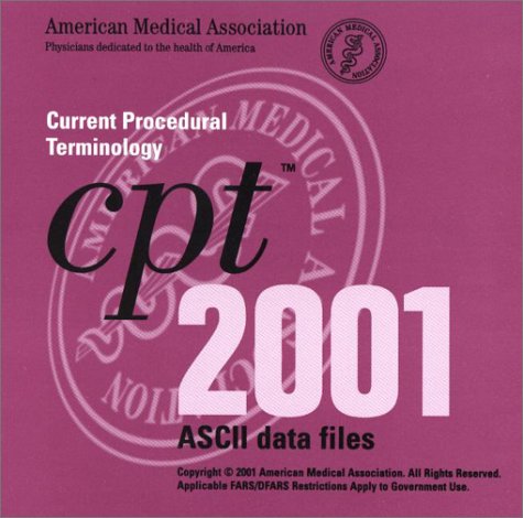 CPT 2001: Current Procedural Terminology (CD-ROM for Windows & Macintosh, Individual Version) (9781579471286) by Association, American Medical