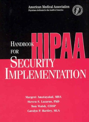 Stock image for Handbook for HIPAA Security Implementation: Spiral Binding for sale by Discover Books