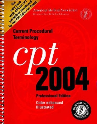 Beispielbild fr Cpt 2004: Current Procedural Terminology, Professional Edition zum Verkauf von a2zbooks