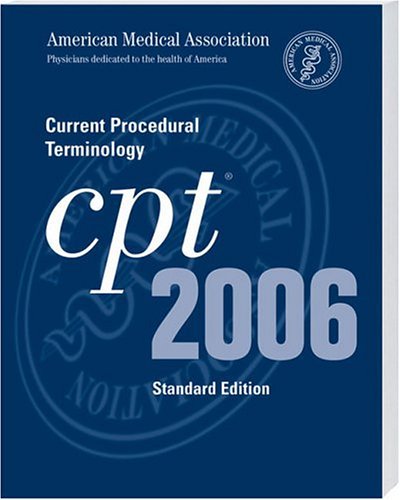 Stock image for CPT Standard Edition - 2006 for sale by Irish Booksellers