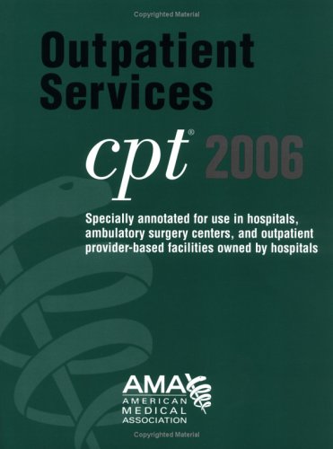 Stock image for Outpatient Services CPT (Current Procedural Terminology (CPT) Hospital Outpatient) for sale by The Book Cellar, LLC
