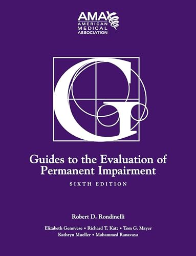 Stock image for Guides to the Evaluation of Permanent Impairment, Sixth Edition for sale by ThriftBooks-Dallas