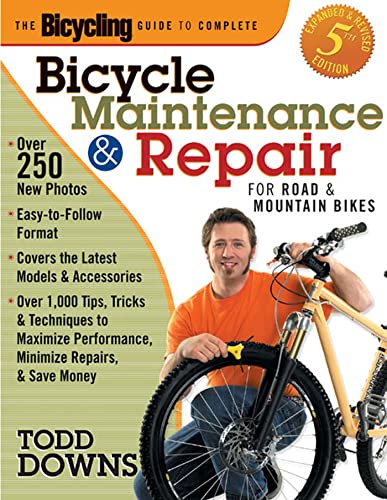 Stock image for The Bicycling Guide to Complete Bicycle Maintenance and Repair: For Road and Mountain Bikes(Expanded and Revised 5th Edition) for sale by Open Books