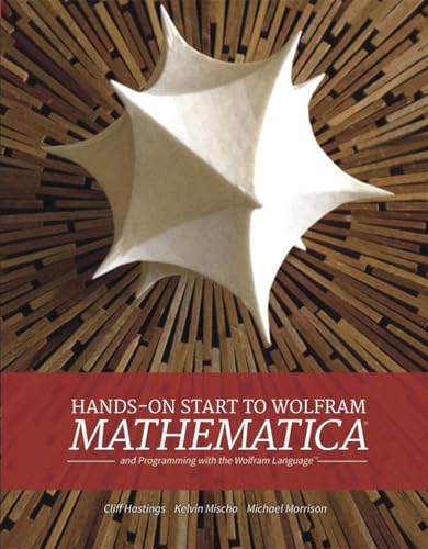 Beispielbild fr Hands-On Start to Wolfram Mathematica zum Verkauf von SecondSale