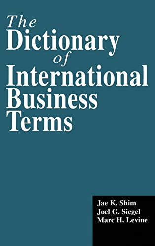 Stock image for The Dictionary of International Business Terms (Glenlake Business Reference Books) for sale by Chiron Media