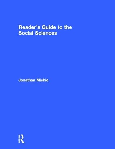 9781579580919: Reader's Guide to the Social Sciences (Reader's Guides)