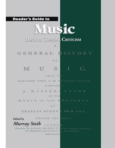 Beispielbild fr Reader's Guide to Music: History, Theory and Criticism zum Verkauf von Revaluation Books