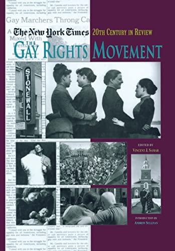 Beispielbild fr The New York Times Twentieth Century in Review : The Gay Rights Movement zum Verkauf von Better World Books