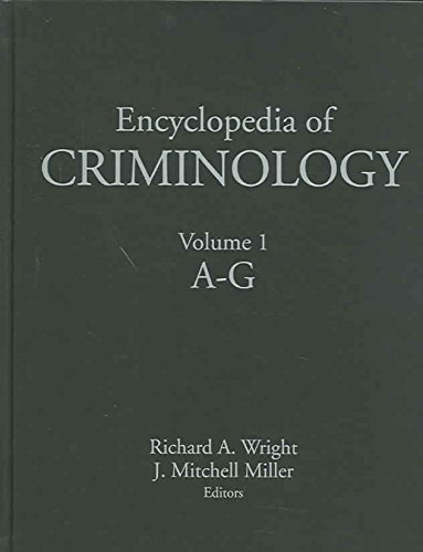 Imagen de archivo de Encyclopedia of Criminology a la venta por HPB-Red