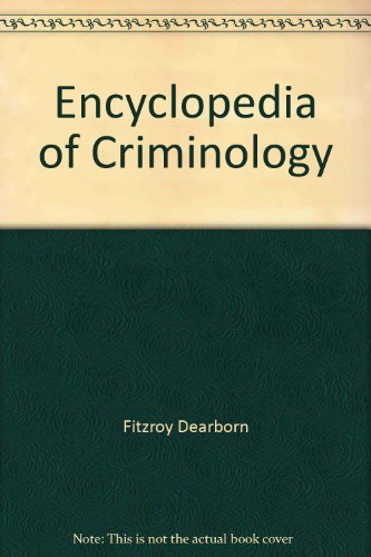 Imagen de archivo de Encyclopedia of Criminology a la venta por Better World Books: West