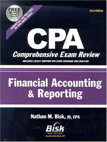 Beispielbild fr CPA Comprehensive Exam Review, 2002-2003: Financial Accounting & Reporting (31st Edition) zum Verkauf von Better World Books