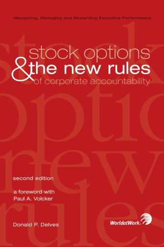 Stock image for Stock Options the New Rules of Corporate Accountability for sale by mountain