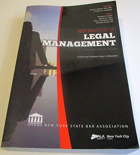 Stock image for Best Practices In Legal Management A Comprehensive Guide for sale by ThriftBooks-Atlanta