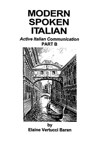 Beispielbild fr Modern Spoken Italian Part B (Italian Edition) zum Verkauf von Lucky's Textbooks