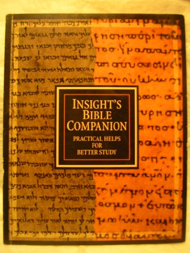 Beispielbild fr Practical Helps for Better Study: Insights Bible Companion zum Verkauf von Wonder Book