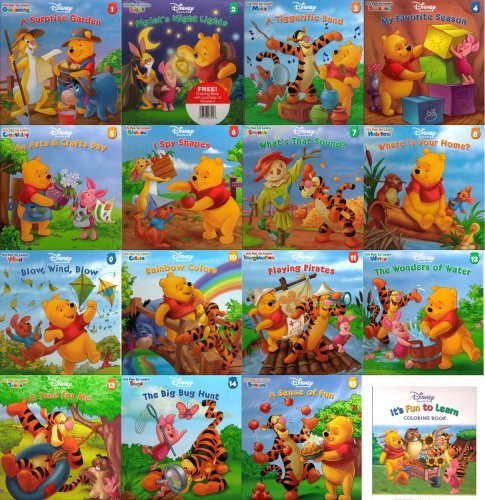 Stock image for Disney Winnie the Pooh It's Fun to Learn Book Series ~ 15 Books for sale by Once Upon A Time Books