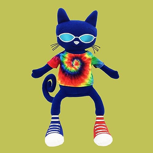 Stock image for MerryMakers Pete The Cat Gets Groovy Soft Cat Stuffed Animal Plush Toy, 14-Inch, from James Dean's Pete The Cat Book Series for sale by Ami Ventures Inc Books