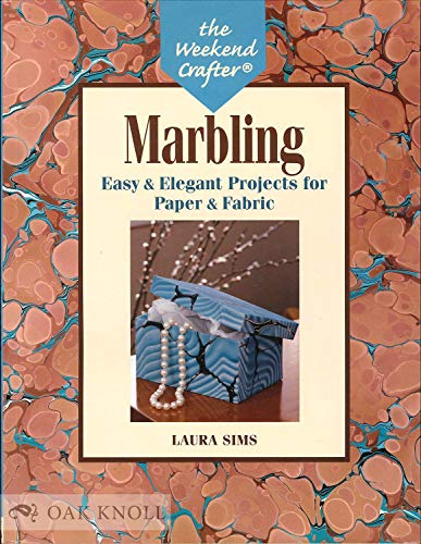 Beispielbild fr Marbling : Easy and Elegant Projects for Paper and Fabric zum Verkauf von Better World Books