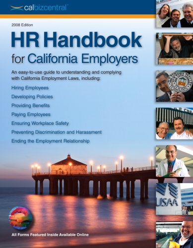 Beispielbild fr HR Handbook for California Employers zum Verkauf von St Vincent de Paul of Lane County