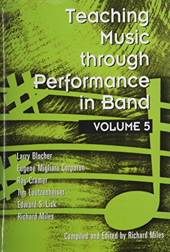 Imagen de archivo de Teaching Music Through Performance in Band, Vol. 5 a la venta por HPB-Red