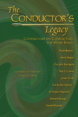 Imagen de archivo de The Conductors Legacy: Conductors on Conducting for Wind Band/G7660 a la venta por Coas Books