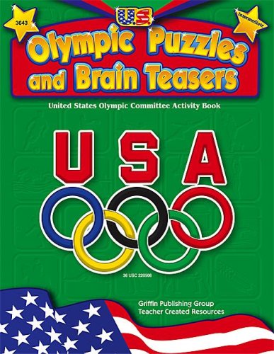 9781580000826: U.S. Olympic Puzzles and Brain Teasers (Intermediate)