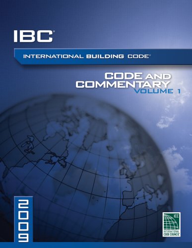 Stock image for 2009 International Building Code Commentary, Volume 1 (International Code Council Series) for sale by Jenson Books Inc